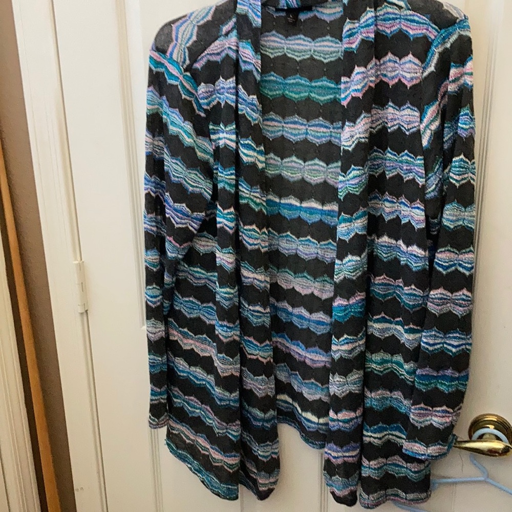 FINAL MARKDOWN Investments open front cardigan large